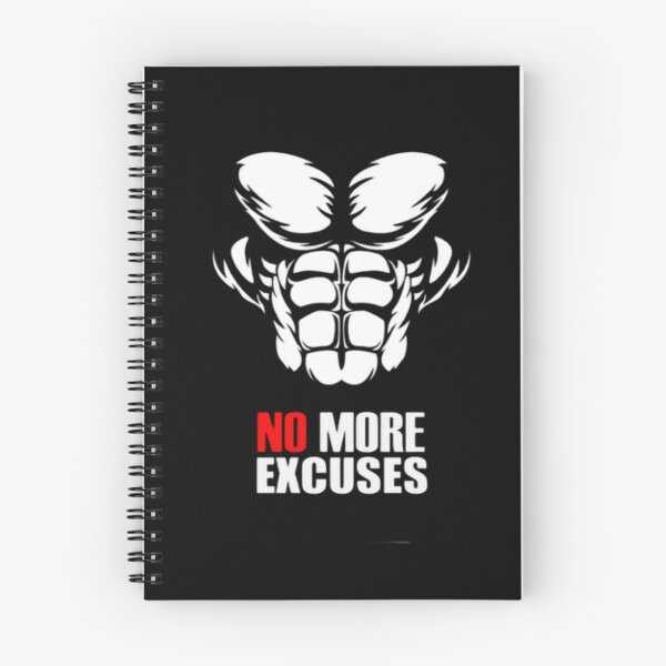 Item preview, No more excuse gym motivation workout motivation illustration premium design  designed and sold by truemoneyman.