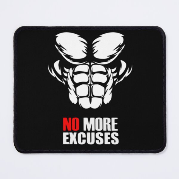 Item preview, No more excuse gym motivation workout motivation illustration premium design  designed and sold by truemoneyman.