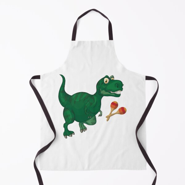 Item preview, Dinosaur Playing Maracas ,Funny Good Dinosaur Maracas Lovers Cool Green Design designed and sold by pedrored369.