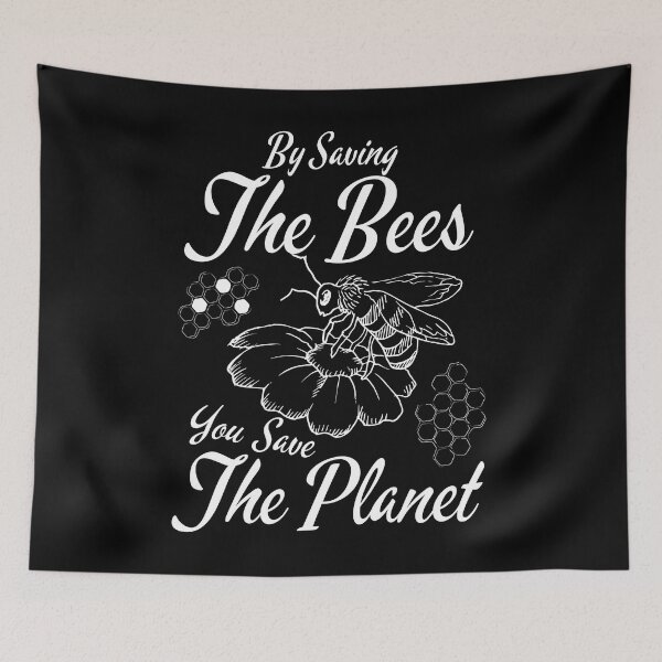 Item preview, By saving the bees you save the planet designed and sold by LittleArij.