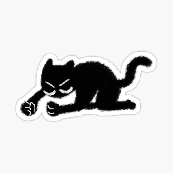 Defeated Cat Sticker For Sale By Craftablehomo Redbubble Defeated Cat Sticker For Sale By Craftablehomo Redbubble