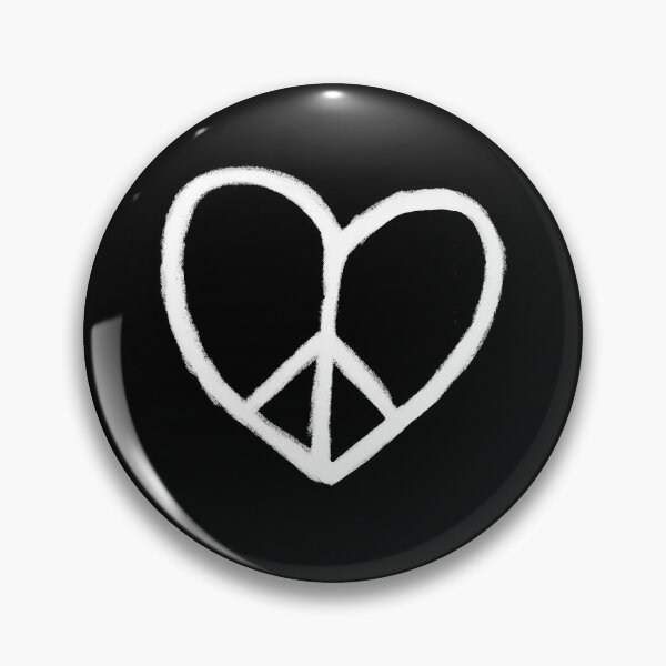 Item preview, Heart Peace, Peace Love, Peace Sign, No War, Peace Needed designed and sold by badlydrawnbabe.