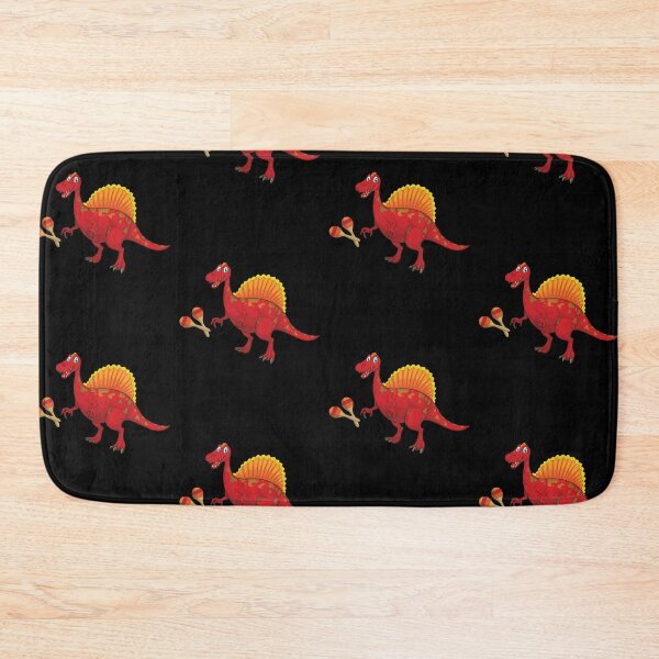 Item preview, Dinosaur Playing Maracas ,Funny Good Dinosaur Maracas Lovers Red Design designed and sold by pedrored369.