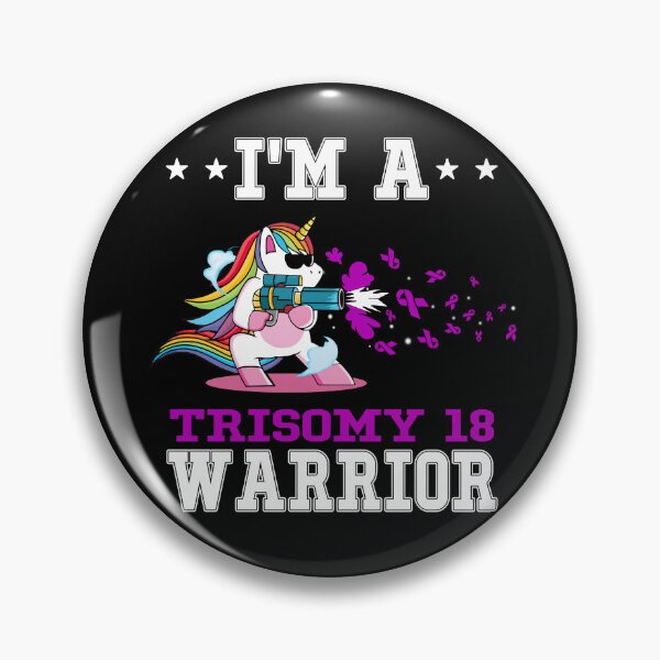 Item preview, Funny Unicorn I'm A Trisomy 18 Warrior designed and sold by heppenp.