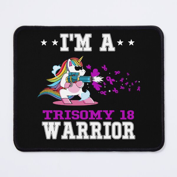 Item preview, Funny Unicorn I'm A Trisomy 18 Warrior designed and sold by heppenp.