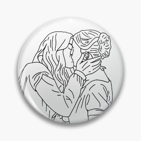 Item preview, Emisue tree kiss - line art designed and sold by artshtuffend.