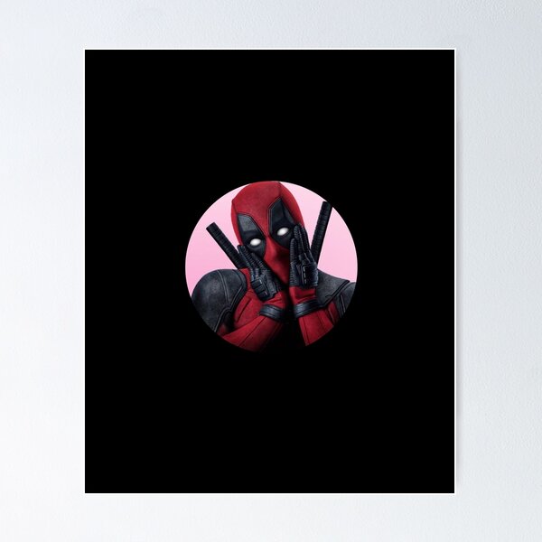 Deadpool Ryan Reynolds drawing Poster