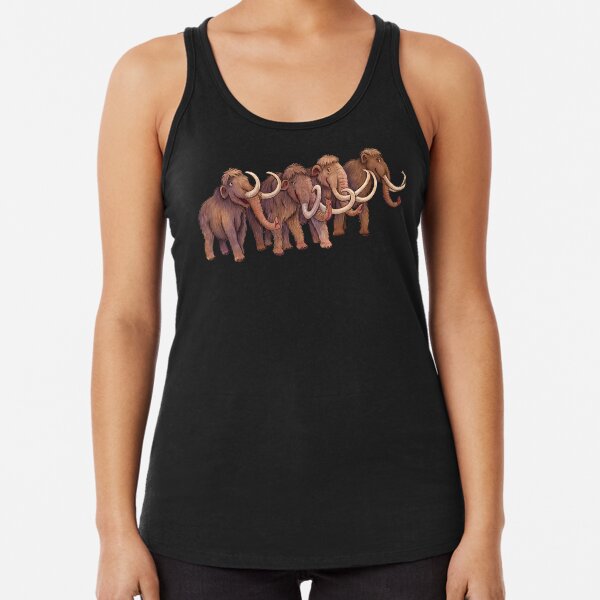Mammoths Stepping Out Racerback Tank Top