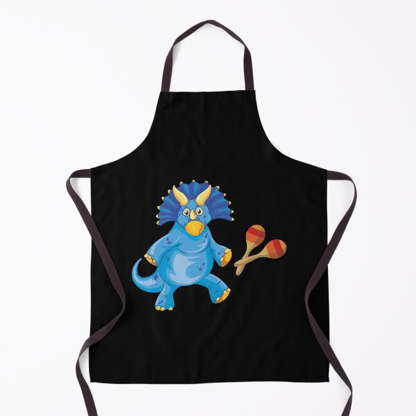 Artikelvorschau, Dinosaurier, der Maracas spielt, lustiges gutes Dinosaurier-Maracas-Liebhaber-blaues Design entworfen und verkauft von pedrored369.