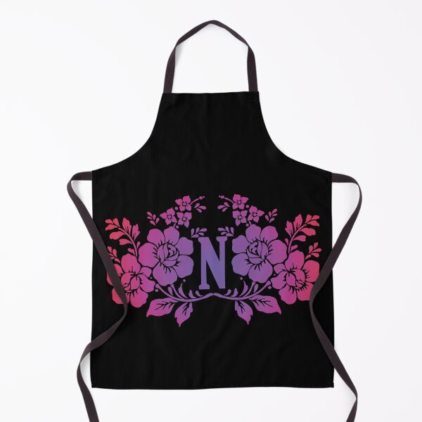 Item preview, Ornamental Letter N, Purple And Red Floral, Monogram Letter Ornament designed and sold by PROMEN Creativity.