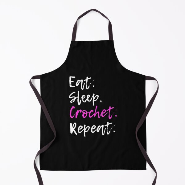 Item preview, Eat Sleep Crochet Repeat Crocheting Crocheter Gift designed and sold by denissebla.