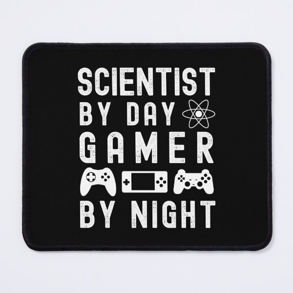 Item preview, Nerdy Scientist Gamer - Scientist By Day, Gamer By Night designed and sold by jadedscientist.