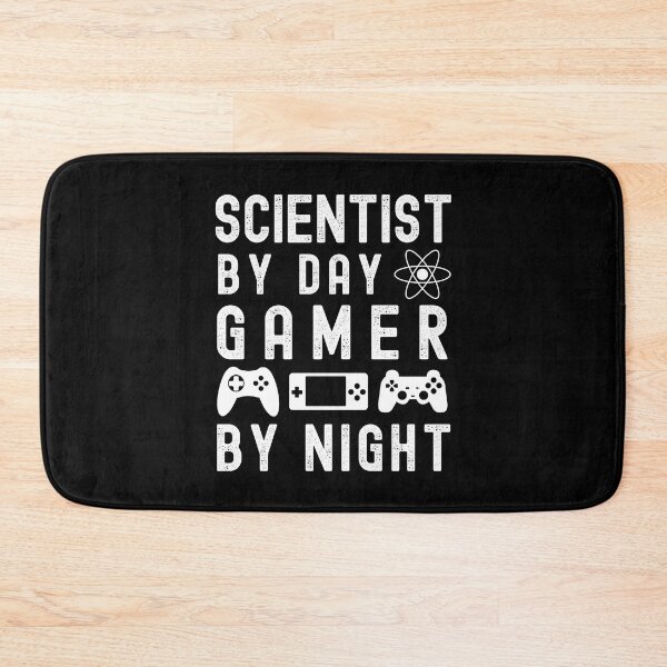 Item preview, Nerdy Scientist Gamer - Scientist By Day, Gamer By Night designed and sold by jadedscientist.