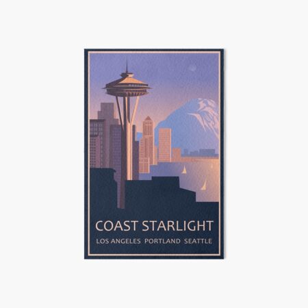 Coast Starlight Art Board Print