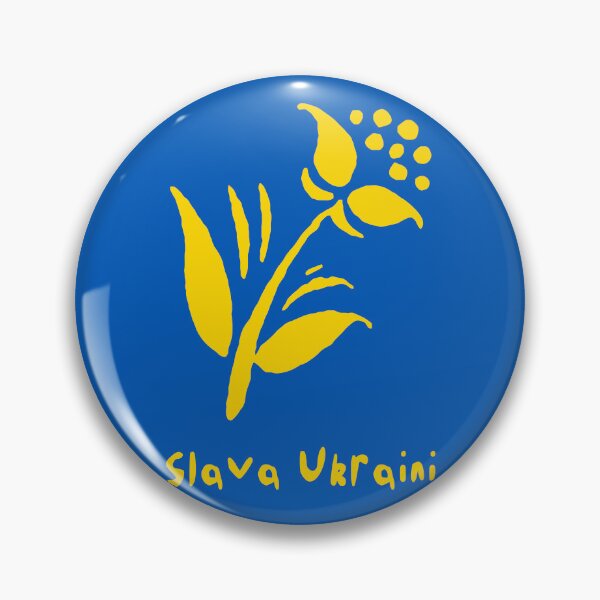 Item preview, Slava Ukraini Flower designed and sold by katemargoli.