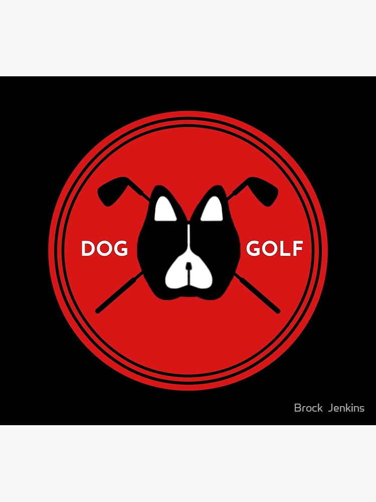 "Dog Golf Red Alternative Logo " Poster for Sale by DogGolf Redbubble