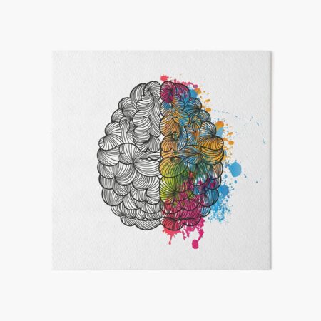 My Brain Art Board Print