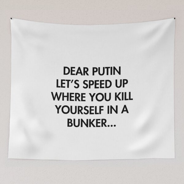 Item preview, Dear Putin Shirt, You Kill Yourself In A Bunker designed and sold by Profashionall.