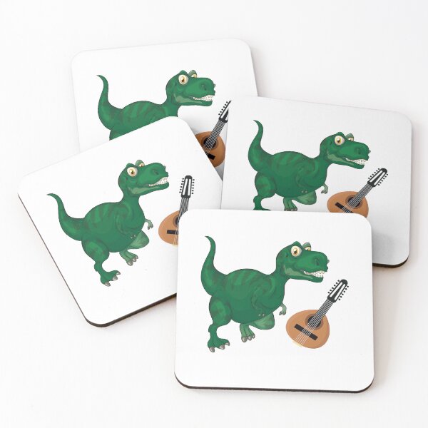 Artikelvorschau, Dinosaurier, der Ud spielt, lustiges gutes Dinosaurier-Ud-Liebhaber-kühles grünes Design entworfen und verkauft von pedrored369.