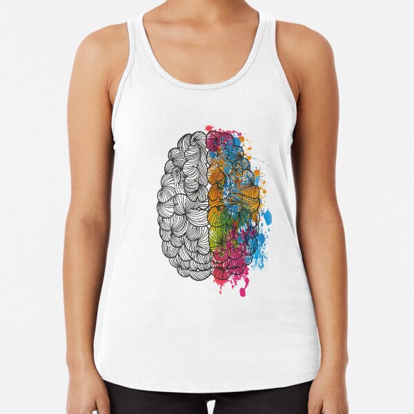 My Brain Racerback Tank Top