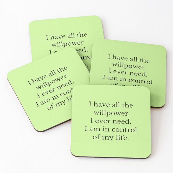 Item preview, I Have All The Willpower I Ever Need - Affirmations designed and sold by Manifest-Life.