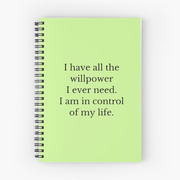 Item preview, I Have All The Willpower I Ever Need - Affirmations designed and sold by Manifest-Life.