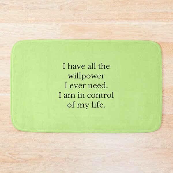 Item preview, I Have All The Willpower I Ever Need - Affirmations designed and sold by Manifest-Life.