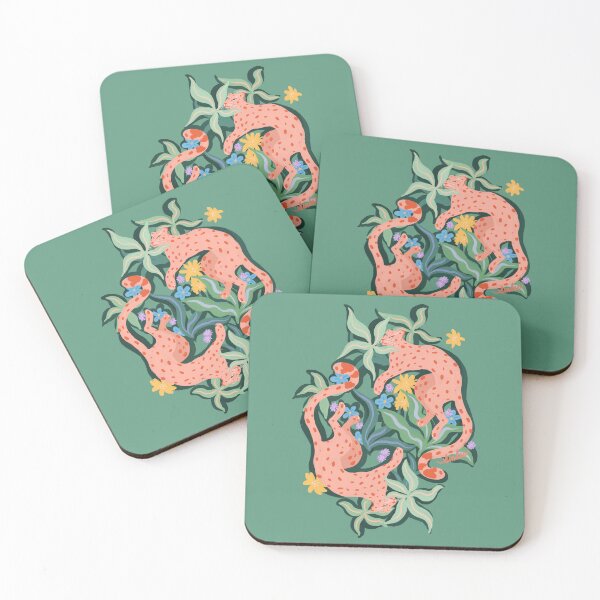 Item preview, Wild Blush Cheetahs designed and sold by SunLee Art.