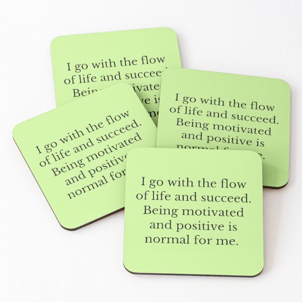 Item preview, Being Motivated And Positive Is Normal For Me - Affirmations designed and sold by Manifest-Life.