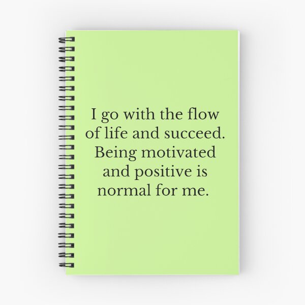 Item preview, Being Motivated And Positive Is Normal For Me - Affirmations designed and sold by Manifest-Life.