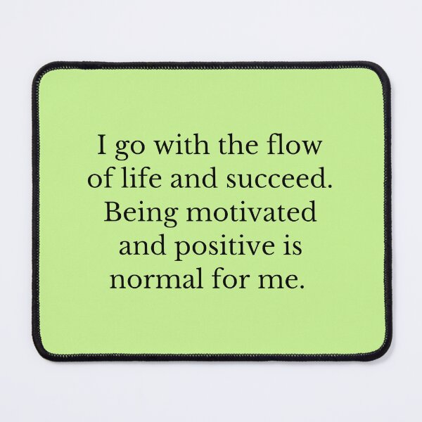 Item preview, Being Motivated And Positive Is Normal For Me - Affirmations designed and sold by Manifest-Life.