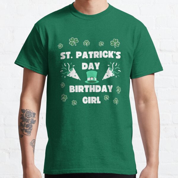 Girls St Patricks Day Birthday Shirt First Birthday St Patricks