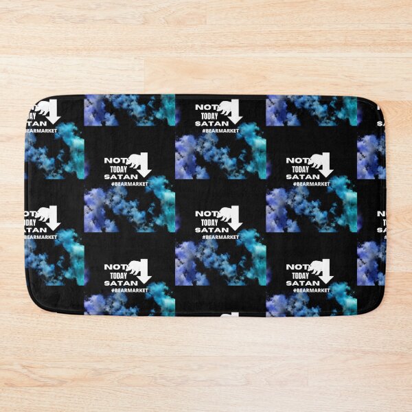 Item preview, Not today Satan #Bearmarket| Traders gift | Gift for Stock market, forex, options, crypto and day traders | Blue and green clouds Background designed and sold by TradingTeesKids.