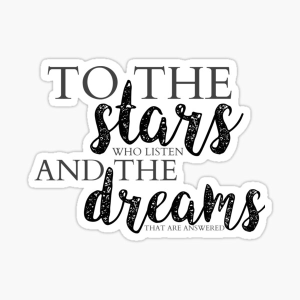 TO THE STARS Sticker