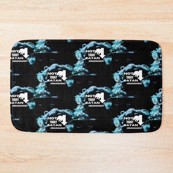 Item preview, Not today Satan #Bearmarket| Traders gift | Gift for Stock market, forex, options, crypto and day traders | Blue and green clouds Background designed and sold by TradingTeesKids.