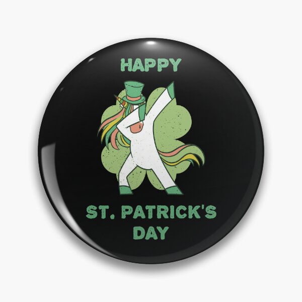 Item preview, Happy St. Patrick's Day Dabbing Unicorn designed and sold by The Jackalope.
