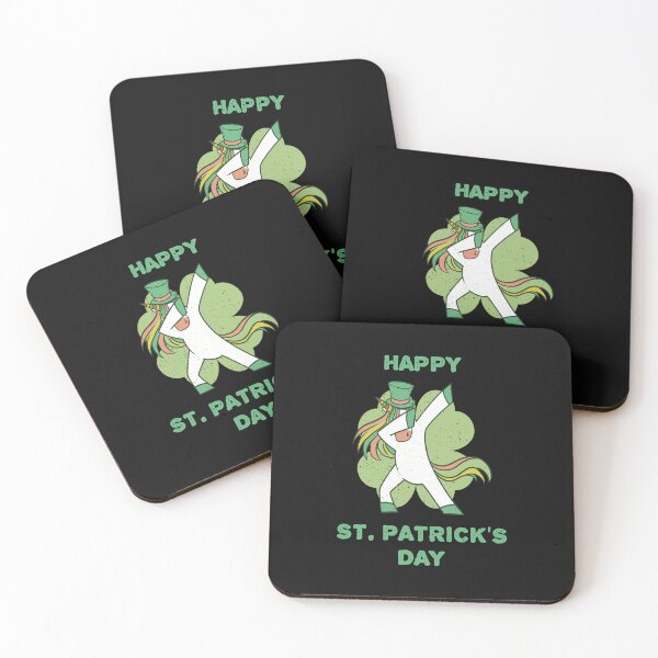 Item preview, Happy St. Patrick's Day Dabbing Unicorn designed and sold by The Jackalope.