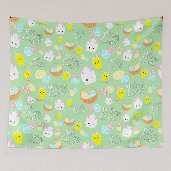 Item preview, Happy Easter All-Over Print Bunny Chick Spring Basket designed and sold by GrynszpanDezign.