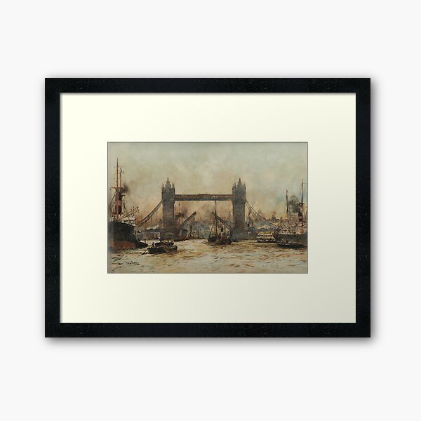 Item preview, Tower Bridge - Charles Edward Dixon (1930) designed and sold by CartoClassics.