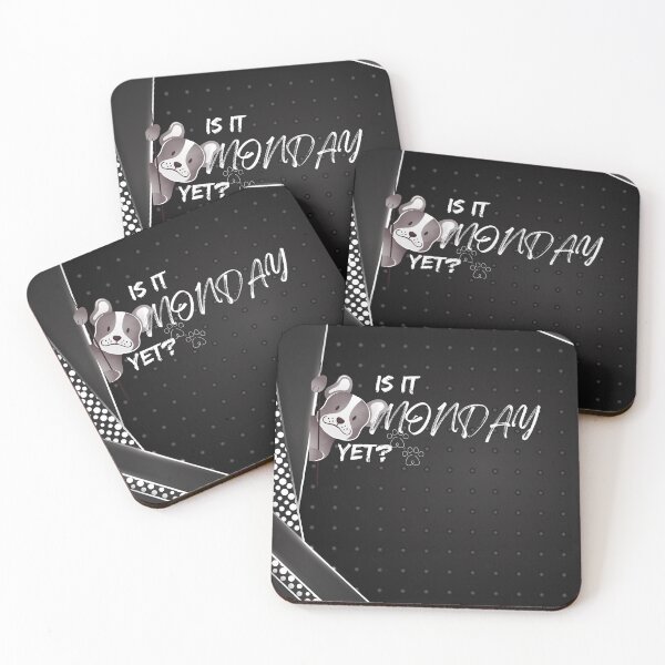 Item preview, Is it Monday yet | Traders gift | Gift for Stock market, forex, options, crypto and day traders  | Dog lover | Black and white Background designed and sold by TradingTeesKids.