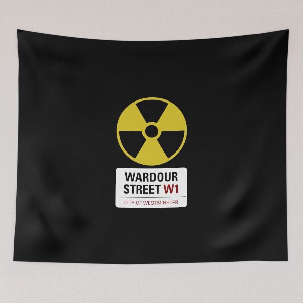 Item preview, A-Bomb In Wardour Street Sticker designed and sold by TrevoAbel40.