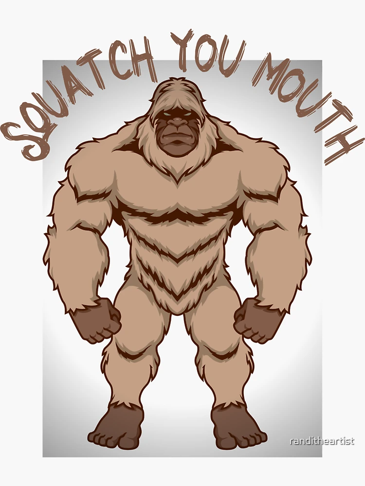 Mr. Squatch - Sasquatch - Sticker