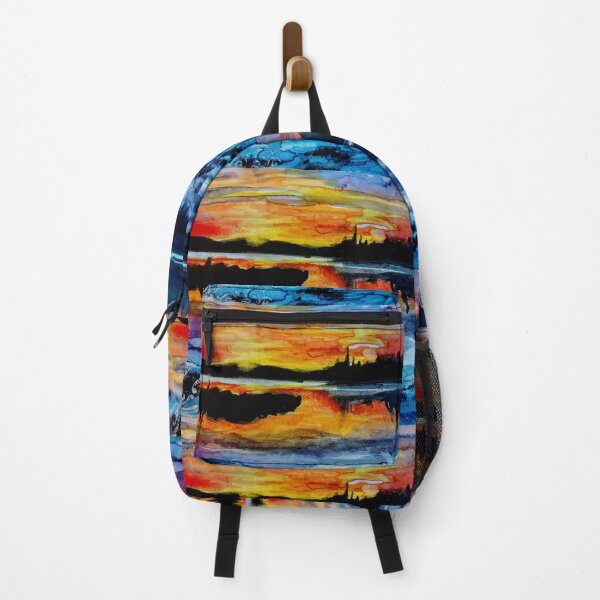 Item preview, Big Bear Lake Watercolor Sunset designed and sold by signaturelaurel.