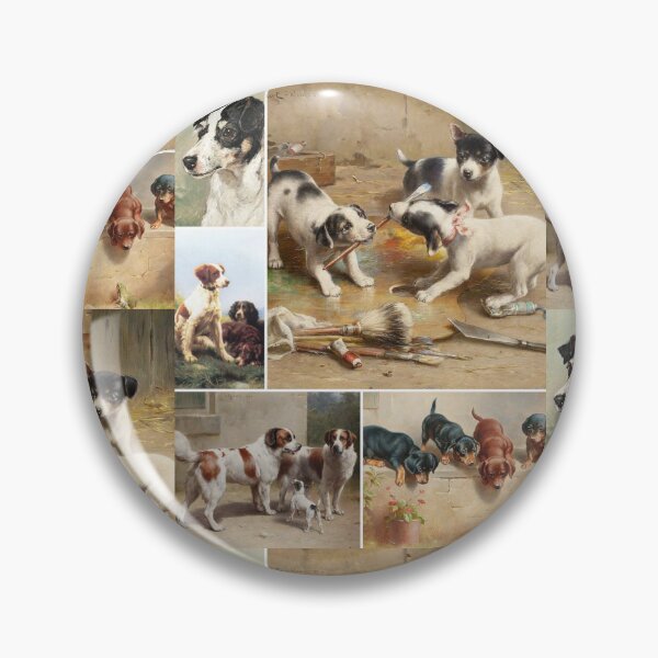Item preview, Classical Dogs Paintings Montage Set #14 designed and sold by Krispsm.