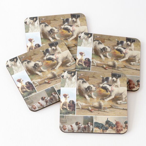 Item preview, Classical Dogs Paintings Montage Set #14 designed and sold by Krispsm.