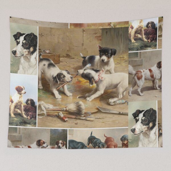 Item preview, Classical Dogs Paintings Montage Set #14 designed and sold by Krispsm.
