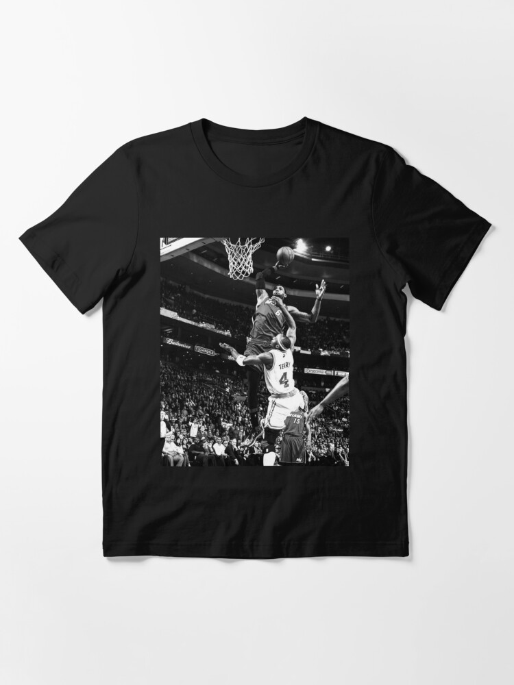 LeBron James over Jason Terry - Black / White | Essential T-Shirt