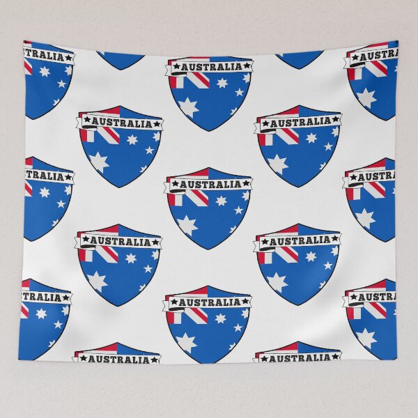 Item preview, australia COUNTRY SHIELD, MINIMALIST australia FLAG, I LOVE australia , BORN IN australia , australi designed and sold by bylynnellal.