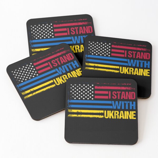 Artikelvorschau, I Stand With Ukraine Ukrainian Flag America Flag Men Women Kid Loving Peace entworfen und verkauft von Vic922.
