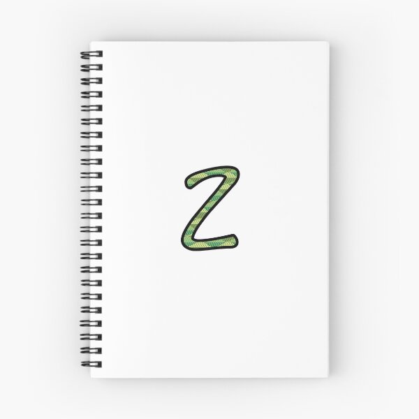 Item preview, Green Leaves Lowercase Letter z designed and sold by UrsulaFashion.